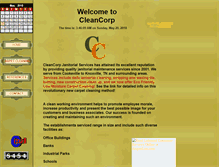 Tablet Screenshot of cleancorp.net